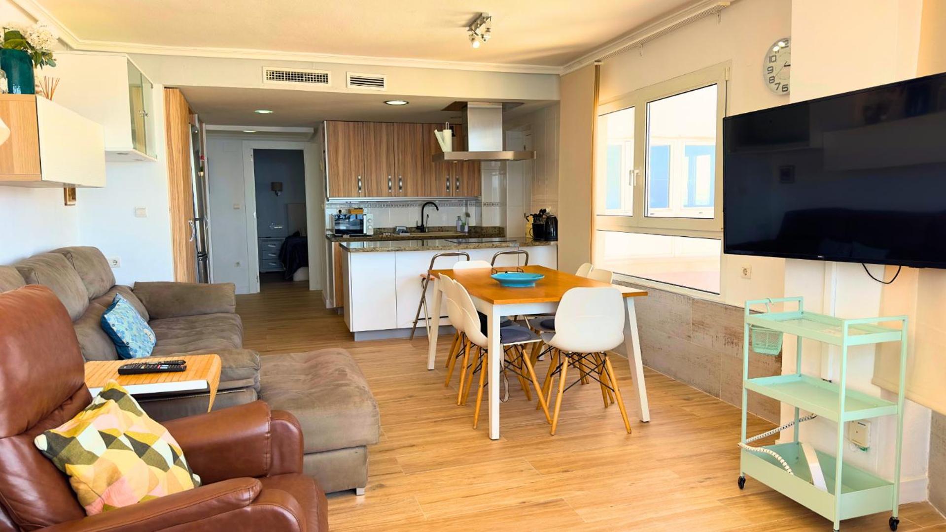 Atico A 50M Del Mar. Parking Gratis. A/C Apartment El Campello Exterior photo